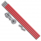 Комплект дуг Nova Tour алюминий  D 8,5 мм v2 красный металлик