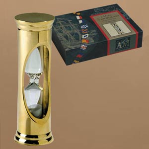 Трехминутные бронзовые песочные часы Authentic Models  