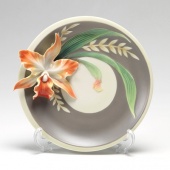 Тарелка десертная Franz, Великолепная Каттлея - королева орхидей