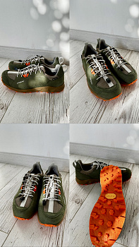 Кроссовки CRISPI ATTIVA URBAN LOW GTX GREEN/ORANGE