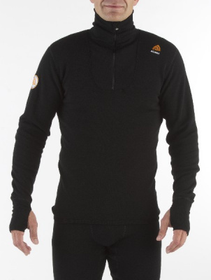 Термокофта мужская на молнии Aclima Double Wool 