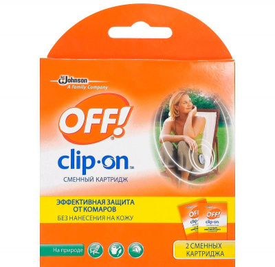 Clip-on 2 сменных картриджа